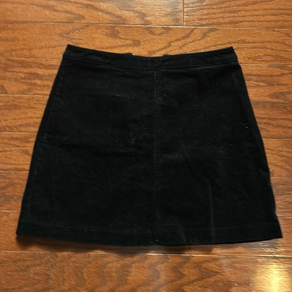 Black Corduroy Skirt